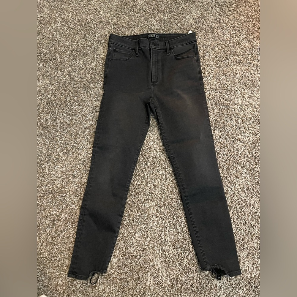 A&F black skinny jeans